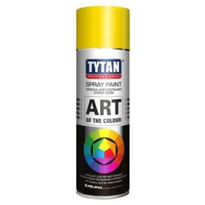 Краска аэрозольная Tytan Professional Art of the color, желтая 1018 арт.93601