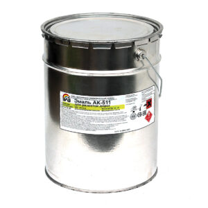 Эмаль АК-511 для дорожной разметки синяя 30 кг