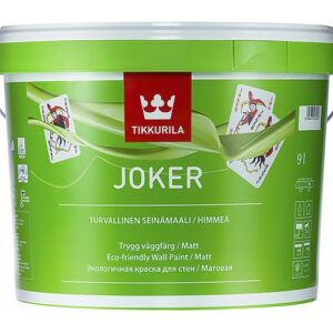 Краска Tikkurila ВД Joker акриловая матовая, основа A, 9 л