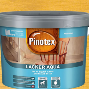 Лак Pinotex Lacker Aqua 70 глянц на вод. основе 9л