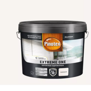 Краска для дерева Pinotex Extreme One BW 9л