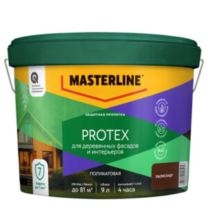 Защитная пропитка Masterline Protex  Палисандр 0,9л