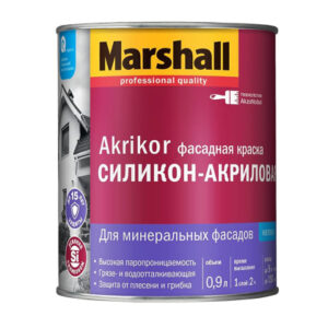 Краска Masterline Akrikor Фасадная силикон-акриловая мат BW 2,5л